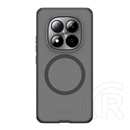 Nillkin Xiaomi Redmi Note 15 Pro 5G super frosted pro magnetic (mágneses, ütésállóság, gumírozott) átlátszó/fekete