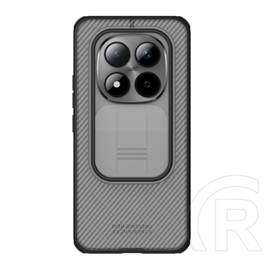 Nillkin Xiaomi Redmi Note 15 Pro Plus 5G camshield pro szilikon védő (ütésállóság, kameravédő, csíkos) átlátszó/fekete