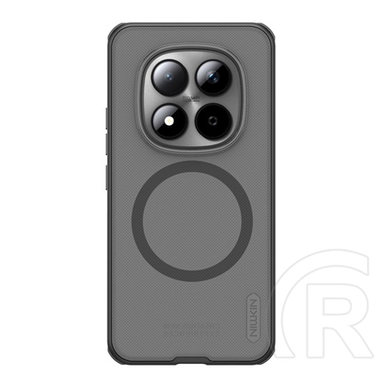 Nillkin Xiaomi Redmi Note 15 Pro Plus 5G super frosted pro magnetic (mágneses, ütésállóság, gumírozott) átlátszó/fekete