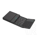 Nillkin cube pocket bluetooth billentyűzet (univerzális, qwerty, angol nyelvű, számbillentyűzet, összehajtható) fekete