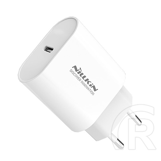 Nillkin hálózati töltő type-c aljzat (5v / 3000ma, 18w, pd gyorstöltés támogatás) fehér