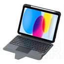 Nillkin iPad Air 11 (2026) bumper combo pro backlit billentyűzetes defender tok ( angol nyelvű, ceruza tartó) fekete