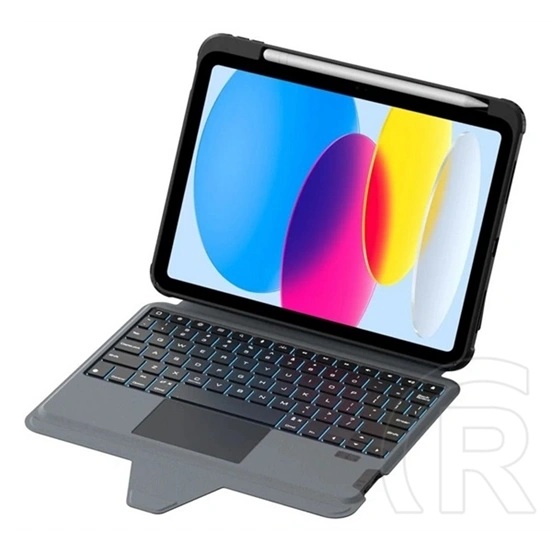 Nillkin iPad Air 11 (2026) bumper combo pro backlit billentyűzetes defender tok ( angol nyelvű, ceruza tartó) fekete