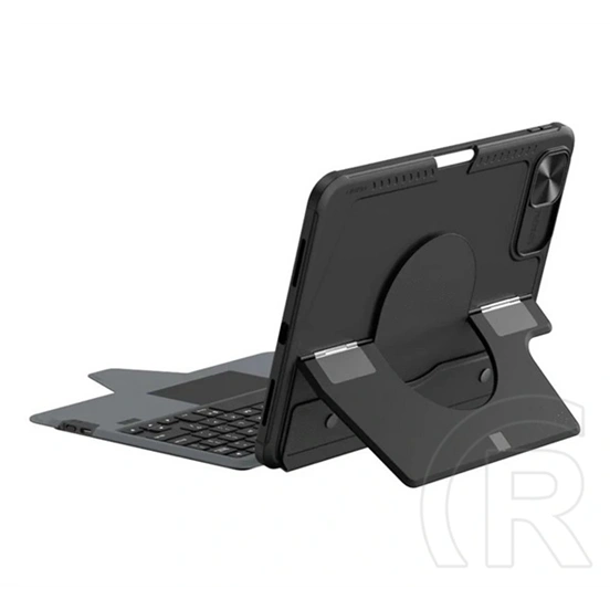 Nillkin iPad Air 11 (2026) bumper combo pro backlit billentyűzetes defender tok ( angol nyelvű, ceruza tartó) fekete
