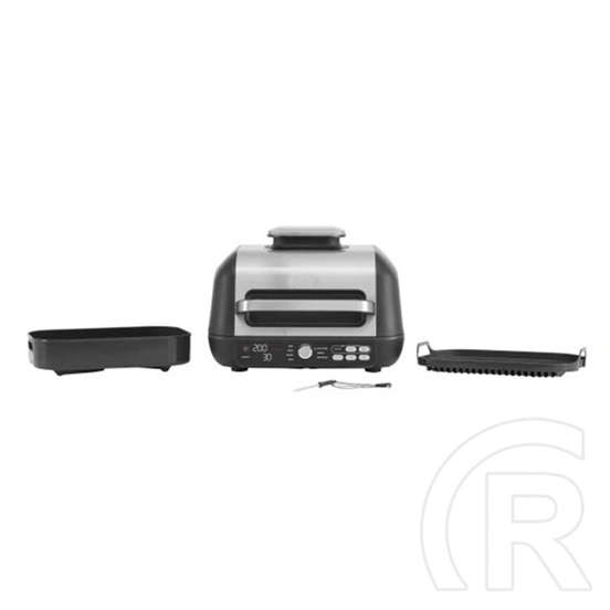 Ninja Foodi AG651EU grill és forrólevegős sütő (3,7L, 2460W, 40-260°C, termosztát, időzítő, digitális kijelző)