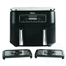 Ninja Foodi Max AF300EU kettős kosaras légsütő (7,6 L, 2×3,8 L kosarak, 2400 W, 40-240 °C, digitális kijelző, időzítő, f