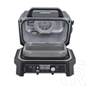Ninja Woodfire Pro Connect XL elektromos grill és füstölő (1700 W, 7 funkció, 40-260 °C, beépített hőmérő, kék/fekete)