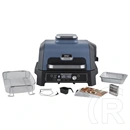 Ninja Woodfire Pro Connect XL elektromos grill és füstölő (1700 W, 7 funkció, 40-260 °C, beépített hőmérő, kék/fekete)