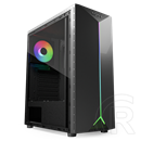 Njoy Anil ház (ATX, tápegység nélkül, USB 2.0, USB 3.0, fekete)