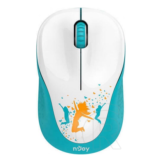 Njoy MSWL-W110-CM01B vezeték nélküli egér (fehér/kék)