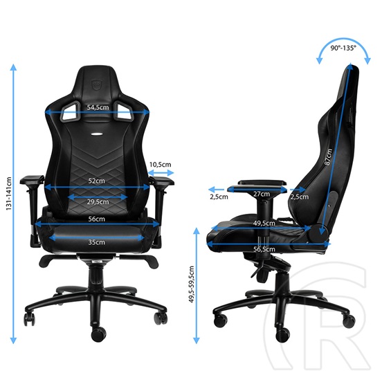 Noblechairs EPIC Gaming szék (fekete)