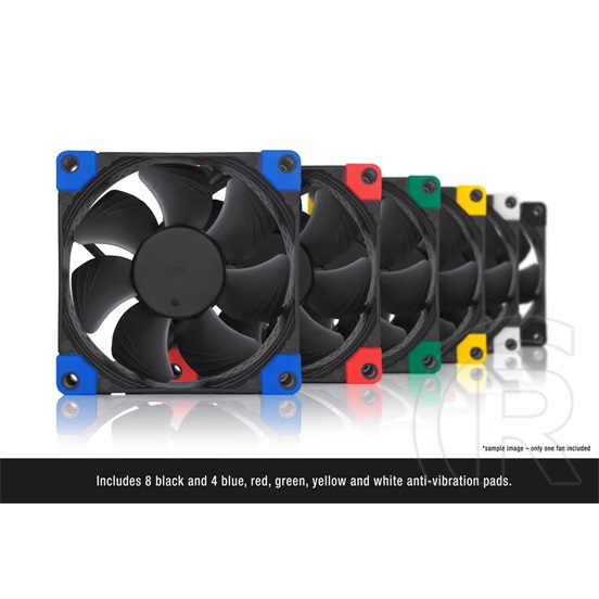 Noctua NF-A8 PWM chromax Hűtő ventilátor (80 mm, 450-2200 rpm, 7,3 dB - 17,7 dB, fekete)