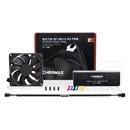 Noctua NF-A9x14 HS-PWM chromax Hűtő ventilátor (90 mm, 600-2500 rpm, 7,3 dB - 23,6 dB)