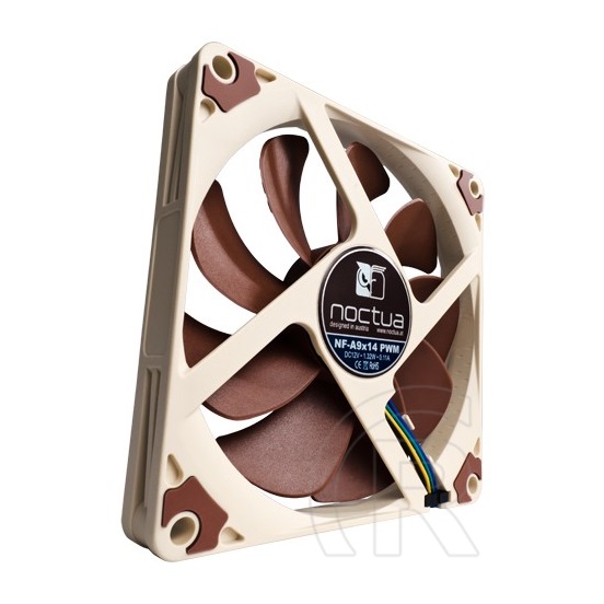 Noctua NF-A9x14 PWM hűtő ventilátor (92 mm, 1700-2200 rpm, 13,5-19,9 dB)