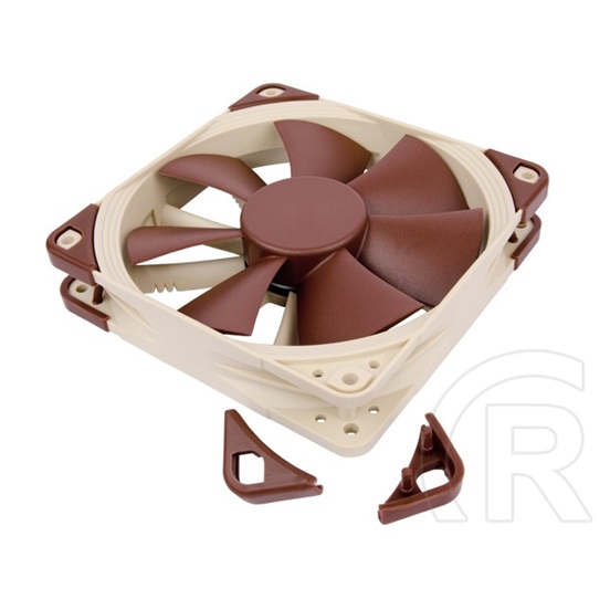 Noctua NF-F12 PWM hűtő ventilátor (120 mm, 300-1500 rpm, 18,6-22,4 dB)