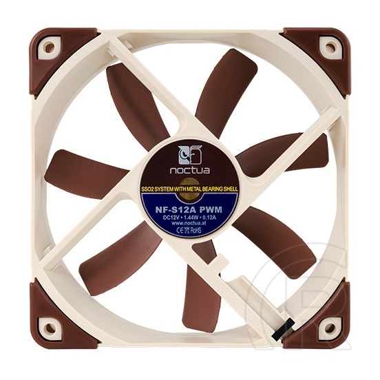 Noctua NF-S12A PWM (120 mm, 300-1200 rpm, 4 pin PWM)