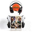Numskull PS5/Xbox Series játéktartó állvány (My Hero Academia, szekrényes, 10 játék/film hely, 4 kontroller akasztó, fej