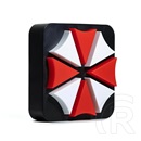 Numskull Resident Evil Umbrella Corp 3D lámpa (hivatalos Capcom, USB-C kábel, 3×AA lehetőség, asztalra/falra, 199×199×55