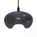 Numskull SEGA Mega Drive kontroller alakú vezeték nélküli töltő (10W, Qi, túláram/túlmelegedés védelem)