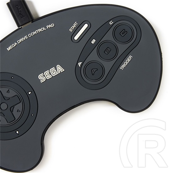 Numskull SEGA Mega Drive kontroller alakú vezeték nélküli töltő (10W, Qi, túláram/túlmelegedés védelem)