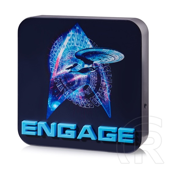 Numskull Star Trek 3D lámpa (PVC, USB-kábel, hangulatvilágítás)