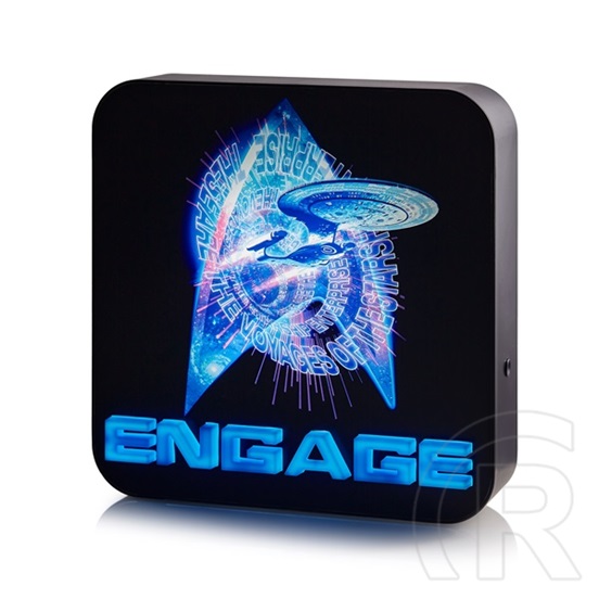 Numskull Star Trek 3D lámpa (PVC, USB-kábel, hangulatvilágítás)