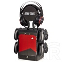 Numskull Star Trek játéktartó állvány (PS5/Xbox Series, szekrényes, 10 játék, 4 kontroller, fejhallgató tartó, piros)