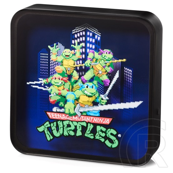 Numskull Teenage Mutant Ninja Turtles Perspex lámpa (hivatalos licenc, 3D öntött, falra szerelhető, micro-USB/AAA táplál