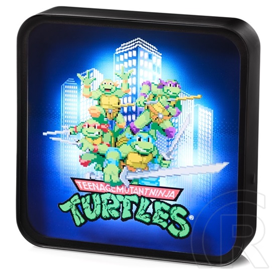 Numskull Teenage Mutant Ninja Turtles Perspex lámpa (hivatalos licenc, 3D öntött, falra szerelhető, micro-USB/AAA táplál