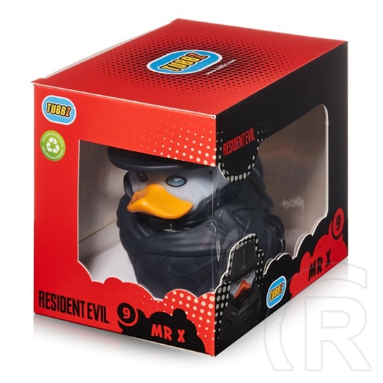 Numskull Tubbz Boxed Resident Evil Mr. X T-103 gumikacsa (hivatalos, PVC, kb. 9 cm, részletgazdag)