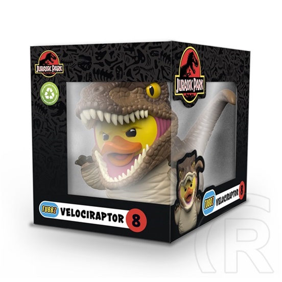 Numskull Tubbz Boxed gumikacsa (Jurassic Park, Velociraptor, dobozos)