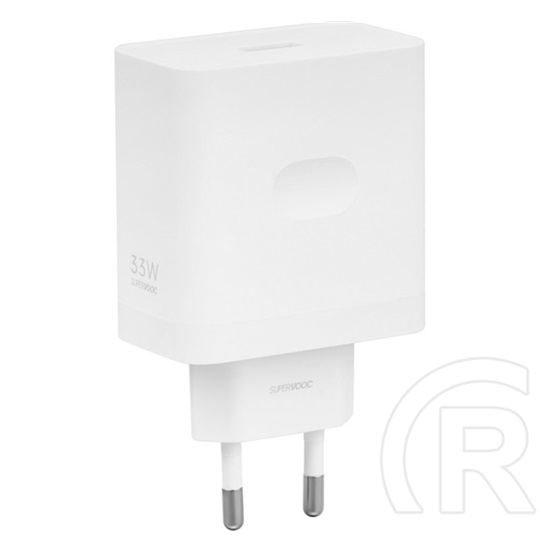 OPPO oppo hálózati töltő usb aljzat (33w, gyorstöltő) fehér