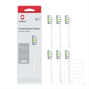 Oclean elektromos Professional clean fogkefe pótfej (6 db, fehér)