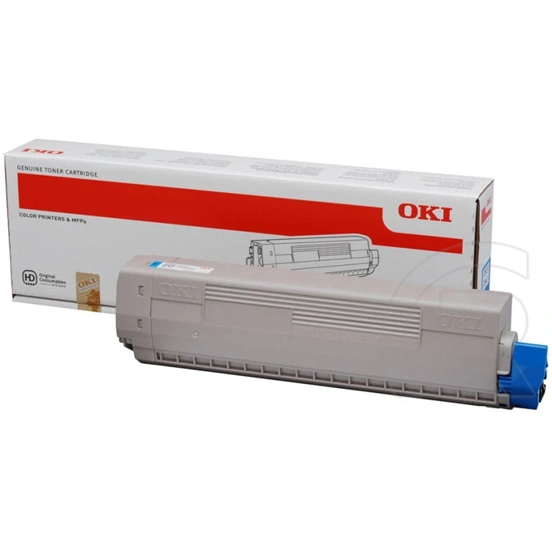 Oki C831/C841 44844507 toner (10.000 oldal, ciánkék)