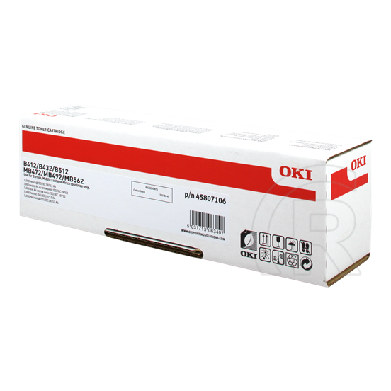 Oki toner B432/MB472 (fekete)