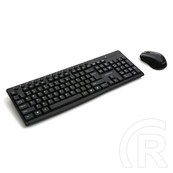 Omega OKM071B cordless billentyűzet + egér (US, USB, fekete)