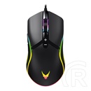Omega VARR RGB optikai egér (USB, fekete)