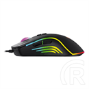 Omega VARR RGB optikai egér (USB, fekete)
