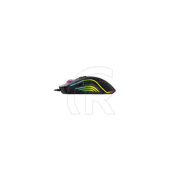 Omega VARR RGB optikai egér (USB, fekete)
