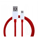 Oneplus adatkábel (usb - type-c, gyorstöltő, törésgátló, 95cm) piros