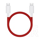 Oneplus supervooc adatkábel (type-c - type-c, 100w, gyorstöltő, 120cm) piros