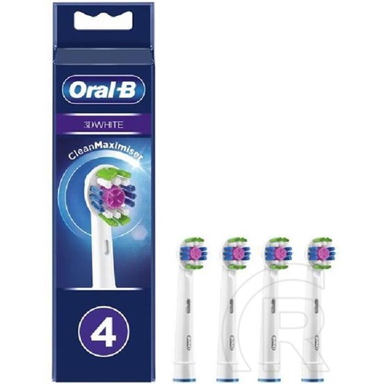 Oral-B EB18-4 3D White elektromos fogkefe pótfej (4 db)