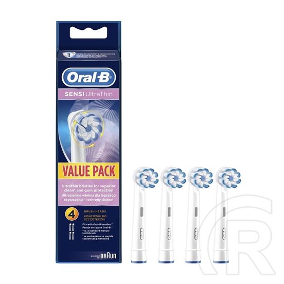 Oral-B Sensi Ultrathin elektromos fogkefe pótfej (4 db / csomag)