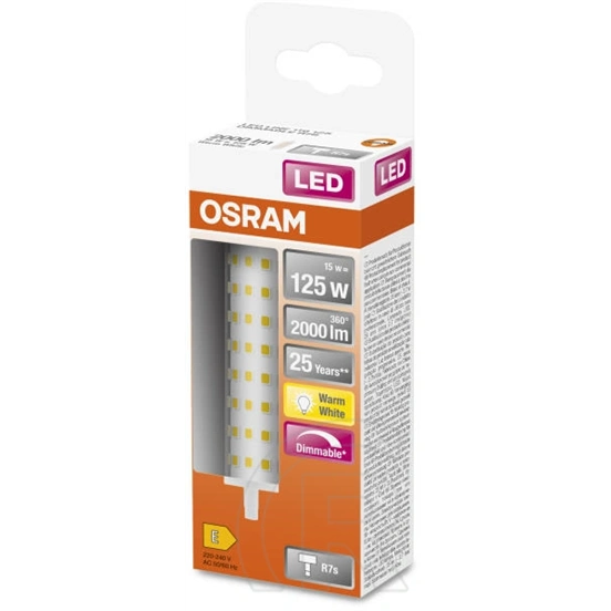 Osram Star 15 W/827 125 R7S 2000 lumen LED ceruza izzó