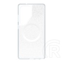 Otterbox Samsung Galaxy S25 Ultra (SM-S938) react szilikon védő (erős ütésálló, magsafe, csillámporos) átlátszó