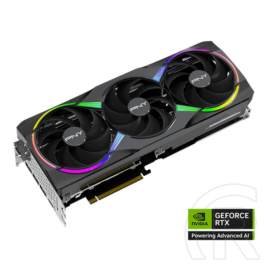 PNY GeForce RTX5080 ARGB EPIC-X Overclocked Triple Fan VGA (PCIE, 16 GB GDDR7, 256 bit, 3xDP+HDMI)