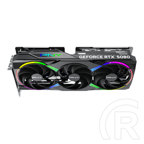 PNY GeForce RTX5080 ARGB EPIC-X Overclocked Triple Fan VGA (PCIE, 16 GB GDDR7, 256 bit, 3xDP+HDMI)