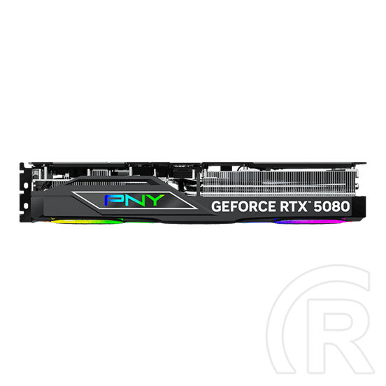 PNY GeForce RTX5080 ARGB EPIC-X Overclocked Triple Fan VGA (PCIE, 16 GB GDDR7, 256 bit, 3xDP+HDMI)