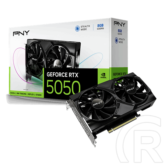 PNY GeForce RTX 5050 VGA (PCIE, 8 GB GDDR6, 3xDP, 1xHDMI)