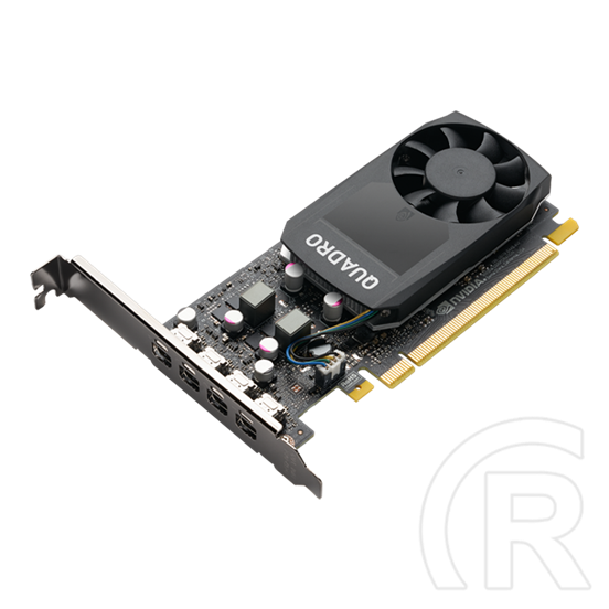 PNY NVIDIA Quadro P1000 VGA (PCIe 3.0, 4 GB GDDR5, 128 bit, 4xMiniDP/DP)